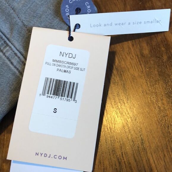 NYDJ Spanspring Pull-On Dakota Capri Jeans- Palmas Size Small - Picture 5 of 11